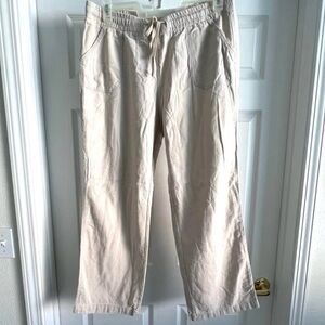 EST 1946 Women’s Linen/Rayon Pants Sz Large cream